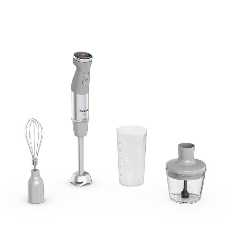 Tefal Quickchef+ HB673B30 Blender 1000W Grå, Rustfrit stål Tefal Quickchef+ HB673B30 Blender 1000W Grå, Rustfrit stål